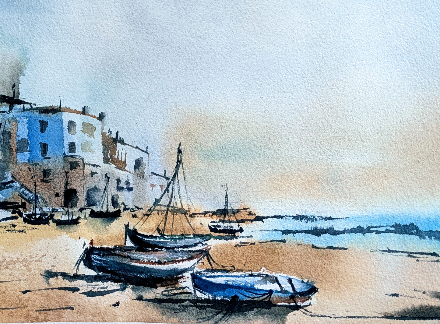 Boats on the shore